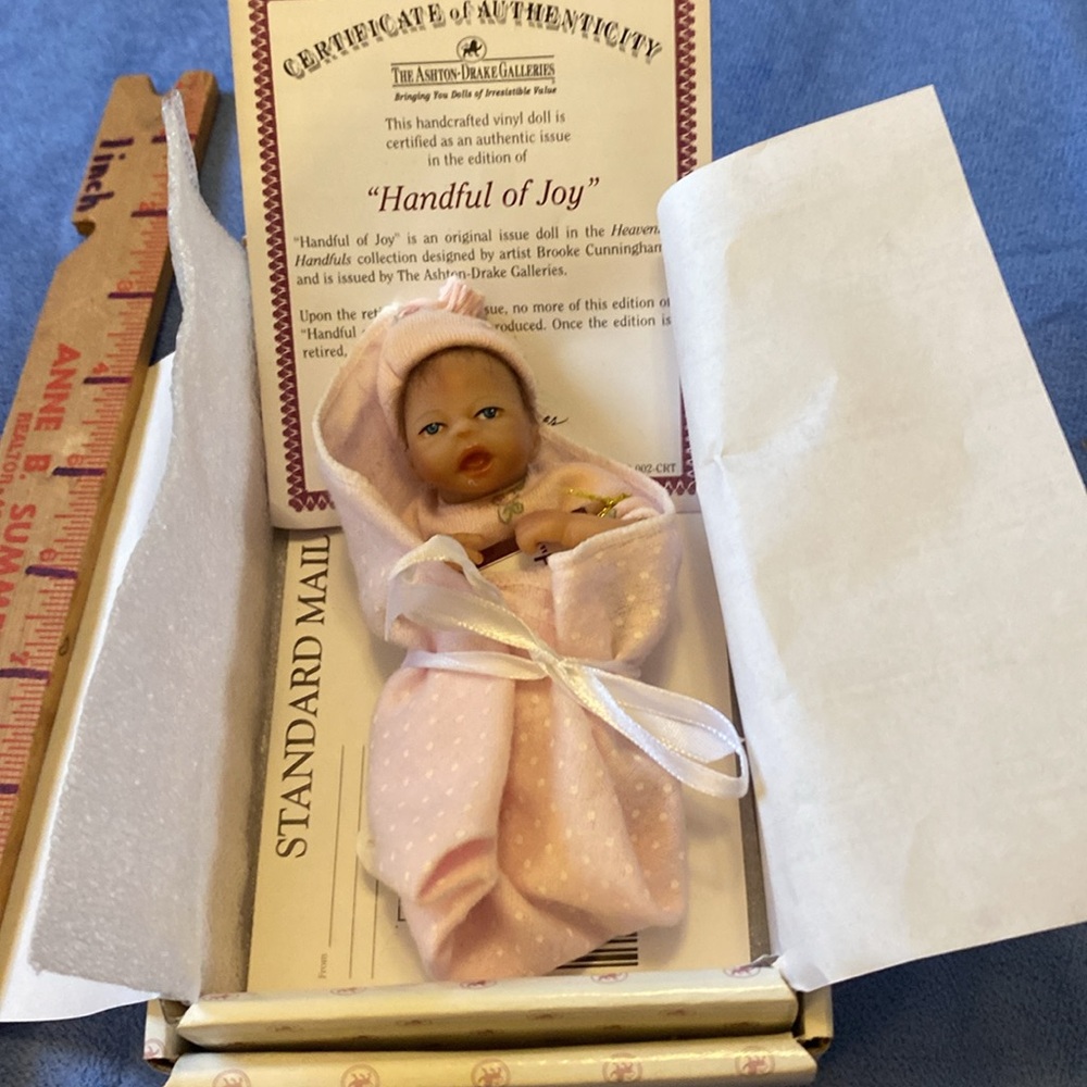 Handcrafted Baby Doll with Pink Outfit